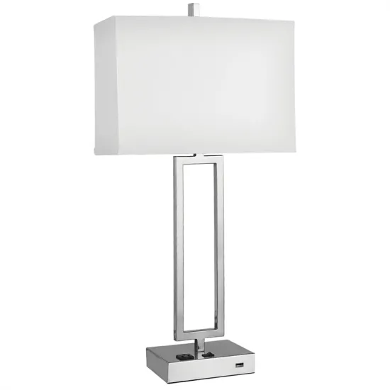 Modern Minimalist LED Table Lamp for Hotel Bedside and Desk Lighting