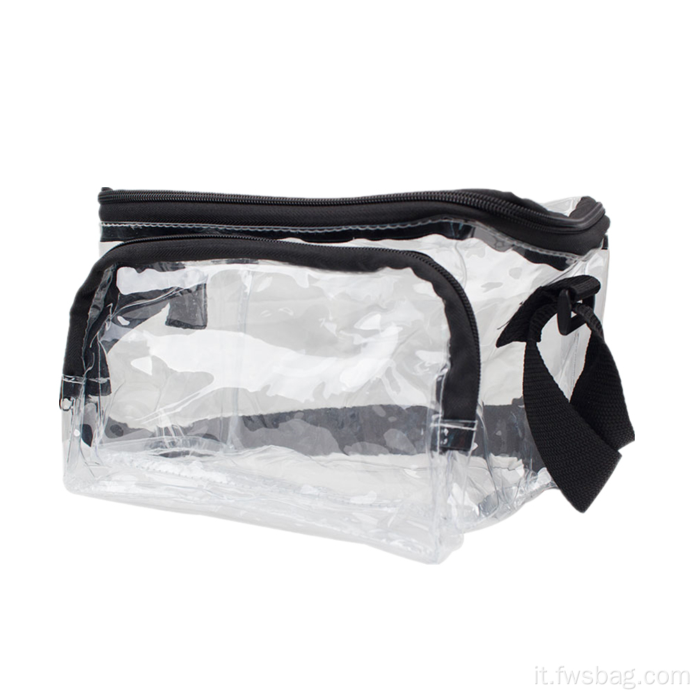 Borsa da pranzo in PVC medio resistente all'acqua