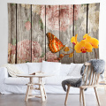 3D butterfly decorative tapestry