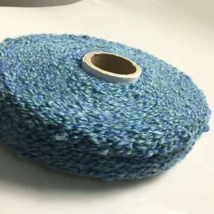 acrylic fibers polyeter Color yarn spinning pot-bellied fancy kintting yarn