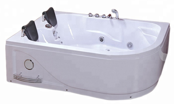 2 Person Indoor Whirlpool Bathtub with Control Panel