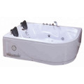 Whirlpool Massage Hydrotherapy Bathtub 2 Person Indoor Whirlpool Bathtub with Control Panel