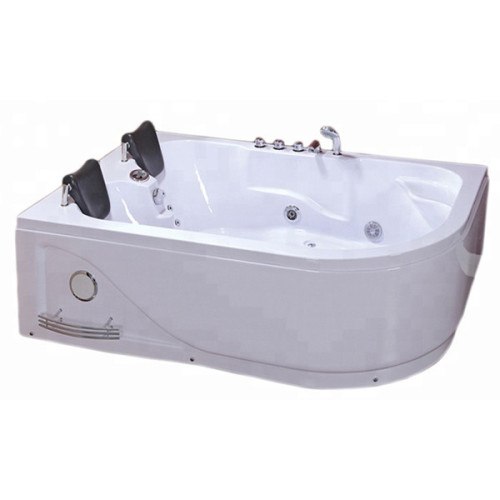 Massage Bathtub 2 Person Indoor Whirlpool Bathtub with Control Panel Manufactory