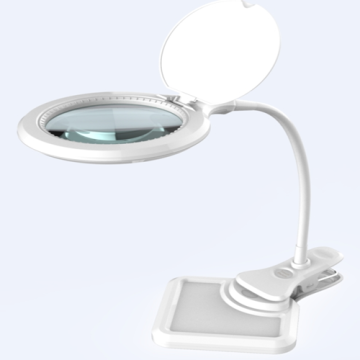 Mobili per salone di bellezza con lampada d'ingrandimento a LED per la dermatologia