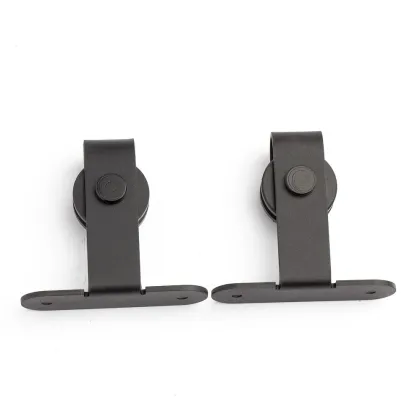 Modern Interior Solid Wood Sliding Barn Door Hardware