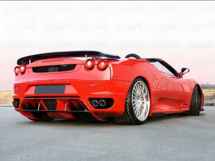 2005-2009 HAMA Carbon Fiber Rear Diffuser Lip for Ferrari 430 F430
