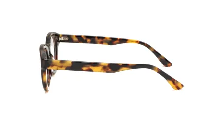 Belieye Classic Round Acetate Eyewear Frames Safety Glasses