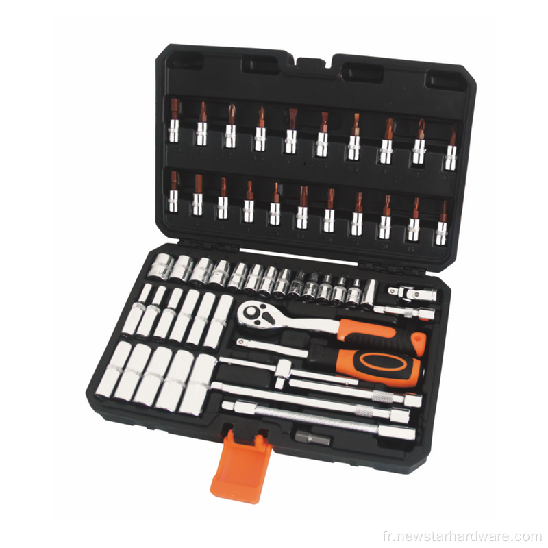 Ensemble d'outils de bits de socket 54pcs jeu d'outils à main