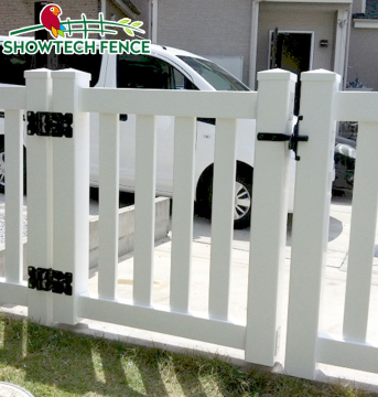 Sustainable Customized Closed PVC Picket Garden Fence