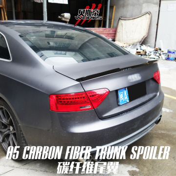 2009-2016 A5 S5 2door RW Style Carbon Fiber Trunk Spoiler para Audi