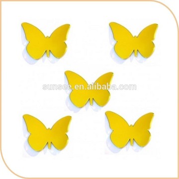 customized bathroom colored mirror with butterfly shape design /New mirror for 2015