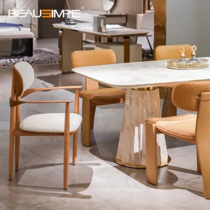 Light Luxury White Oak Leisure Chair