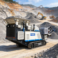 อุโมงค์เหมืองใต้ดินถนน Ultra Compact Crawler Mobile Crusher รัศมีวงเลี้ยวเล็กผู้จัดจำหน่ายที่ยืดหยุ่น