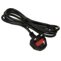 3 Prong UK Plug AC Power Cable