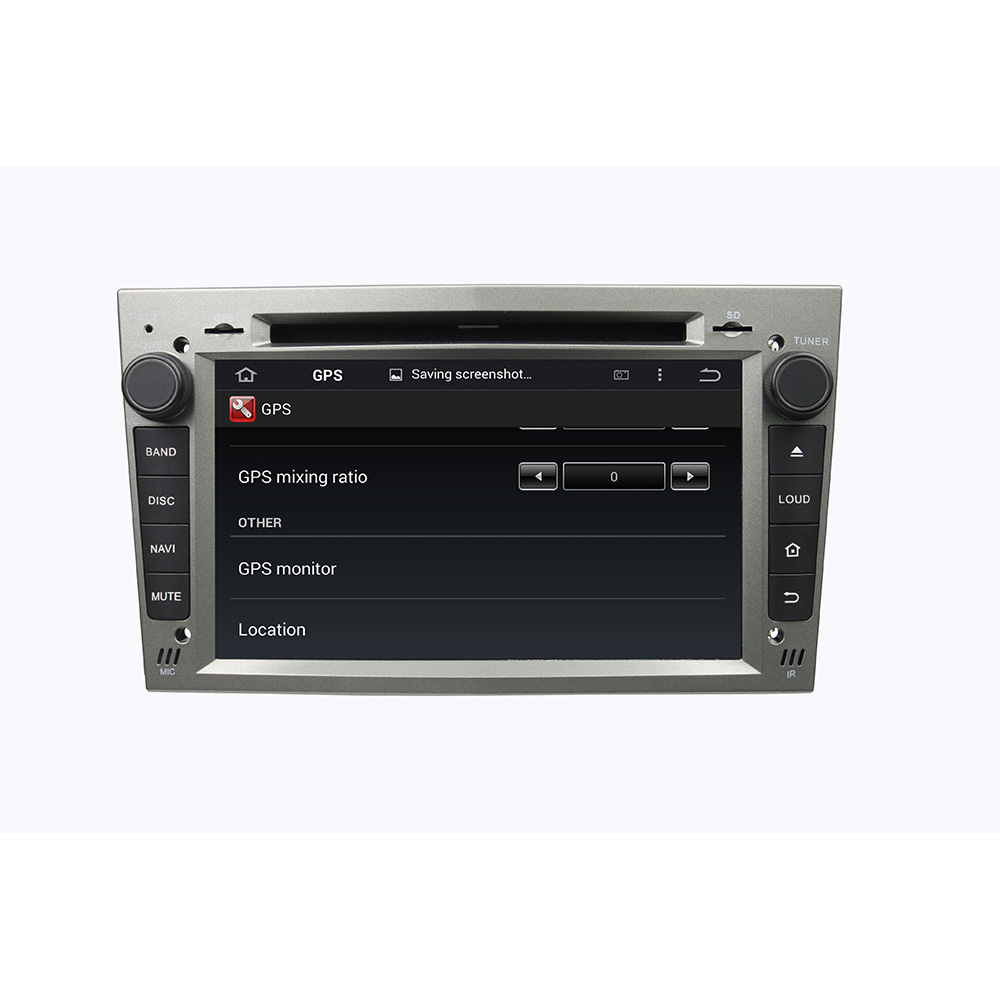 Silver Opel car dvd player for MERIVA 2006-2011