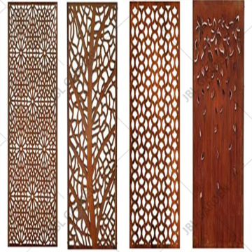 Corten الصلب عالي الجودة التجوية السياج الصلب