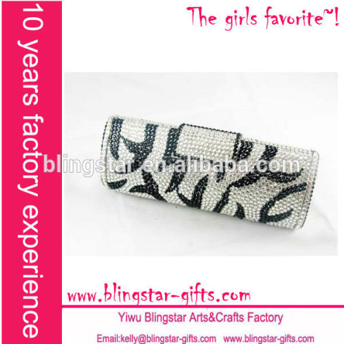 hot selling bling zebra diamond handbag ,rhinestone handbag ,jeweled handbag ,crystal handbag