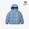 Cappotto trapuntato orizzontale con cappuccio per bambini