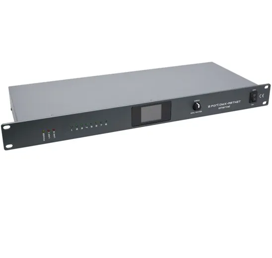 8 Port DMX Artnet Ethernet Stage Lighting System with Signal Control