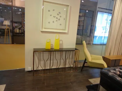Poliform Italian design armchair with stool