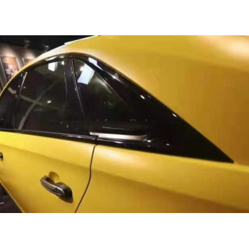 Ultimate Flat Blush Yellow Color Vehicle Wrap en vinyle