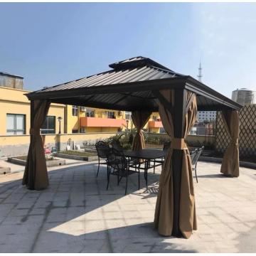 Pergola Curtains For Backyard Large Gazebo