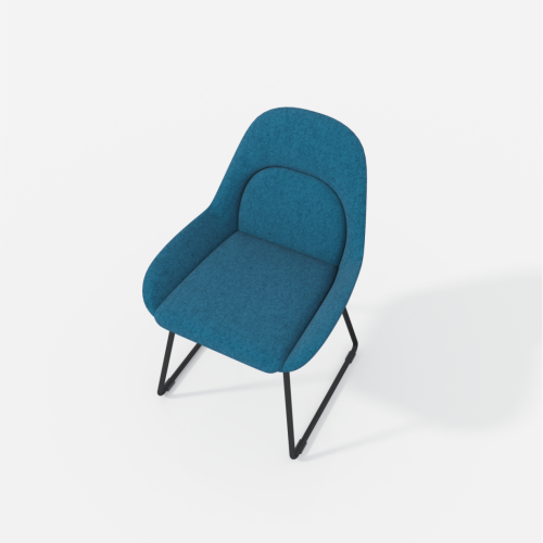 Sillas de sala de espera sin brazos