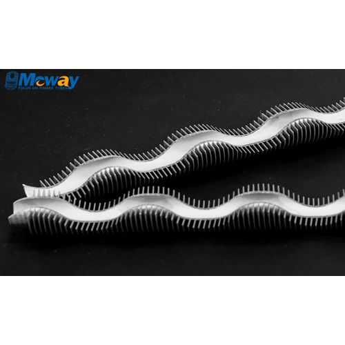 Edelstahl -Spiralflossenröhrchen für Kondensator