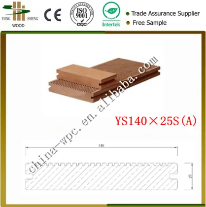 Outdoor garden waterproof new soild wpc terrace board wpc tile wpc board price