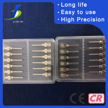 liquid glue adhensive dispensing tips in metal needle/stainless steel dispensing needles