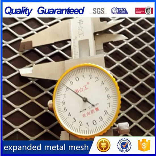 galvanized steel expanded flattened metal wire mesh