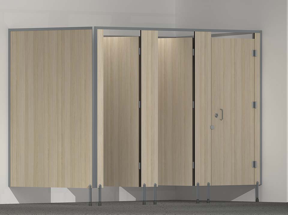 Overhead Braced Pedesta Mounted Partitioning Systems