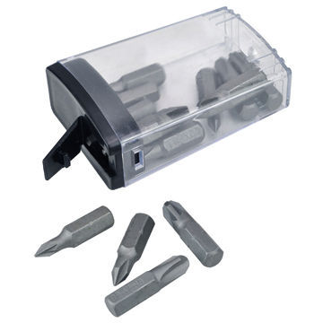 20-piece bit set, various bits are available