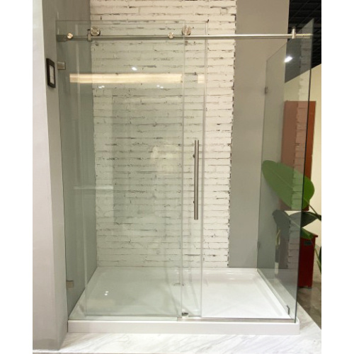 SALLY Slim Frameless Sliding 8mmGlass Shower Door Enclosure