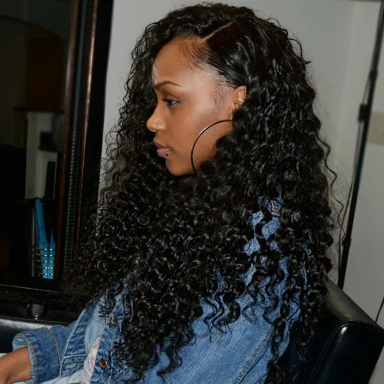 Beauty Youth double drawn grade jerry curl virgin indian hair wish shopping online aliexpress china