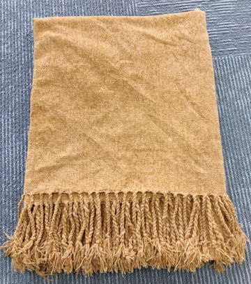 Hot Sale Tassel Big Winter Knit Throw Blanket