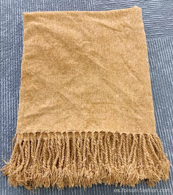 Tassel de venta caliente Big Winter Knit Throw Maneta