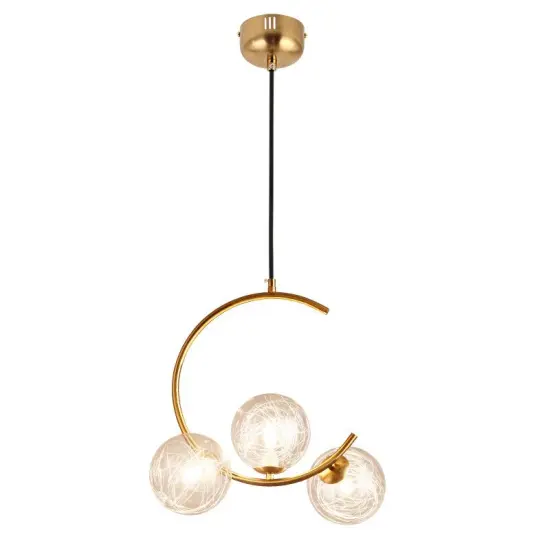 INSHINE Arc Brass Fixed Pendant Light