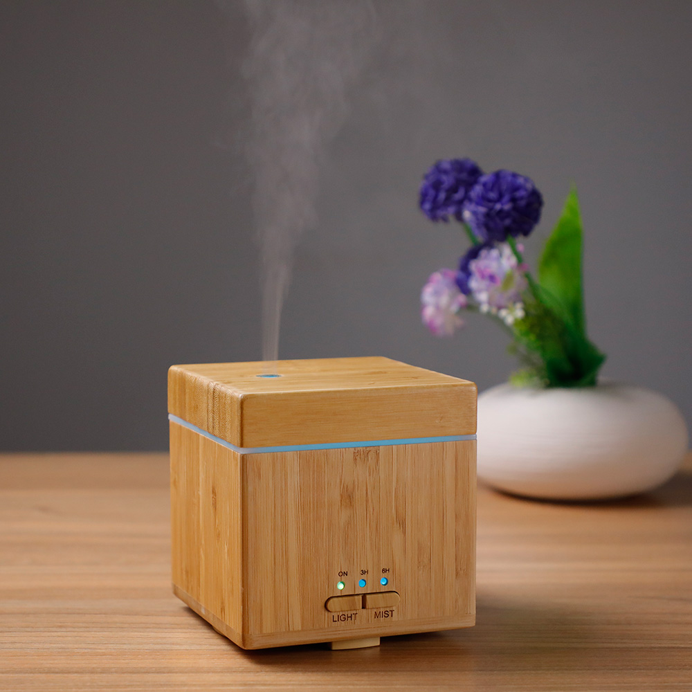 Μεγάλη χωρητικότητα χώρου δωματίου Bamboo Oil Diffuser υγραντήρα