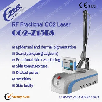 Professional Rf Fractional Co2 Laser Machine Z15bs With Scanning Function