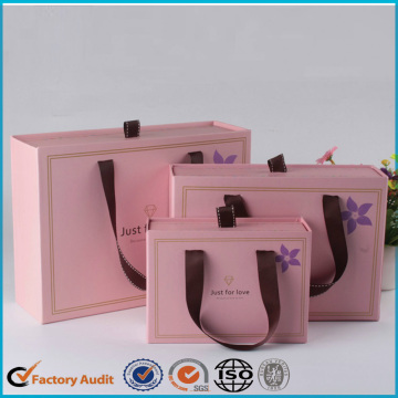 Custom Sliding Shoe Box Dimensions With Handle
