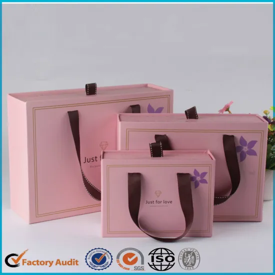 Custom Sliding Shoe Box Dimensions With Handle