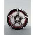 DM622 15inch Black Machine Face Face Aluminium Alloy Wheel