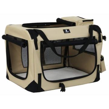 3-Door Folding Soft Dog Crate