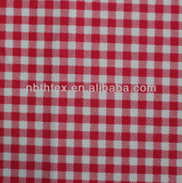 cotton spandex fabric tartan design