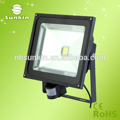 Secure payment AC85-265V Outdoor IP65 50W Led flood light with sensor from Professional manufacture