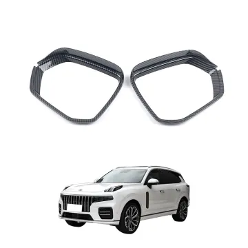 OEM Car ABS Carbon Fiber Chrome Exterior Accessories for 2021 Geely Lynk & Co Rearview Mirror Rain Shield
