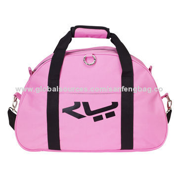 Ladies' Hand Carry Sports Bag, Made of 600D/PVC, Sized 46*28*15cm