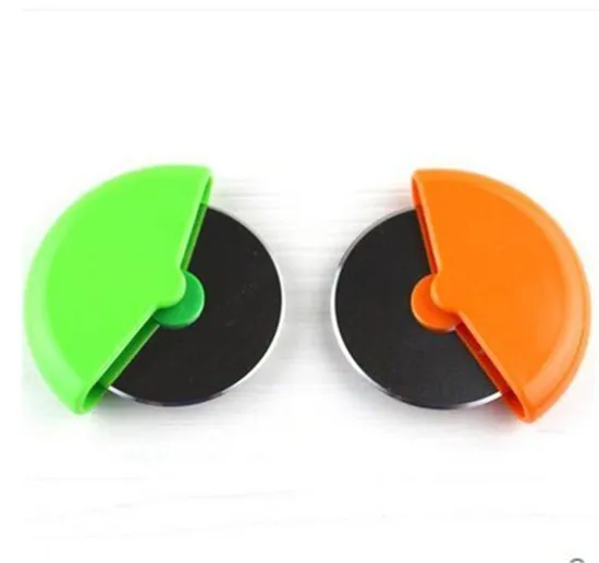 nonstick stainless steel catering wheel palm pizza slicer for kitchen gadget tool utensil
