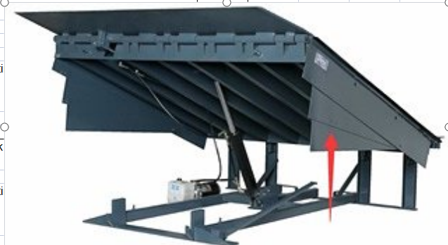 Niveau de chargement de chargement réglable de garage robuste